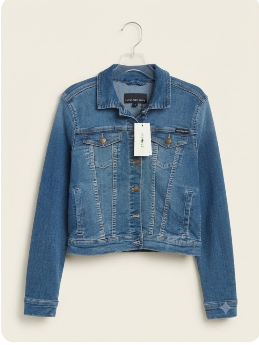 New Calvin Klein Jeans Trucker Jacket - Size S (Sustainable)